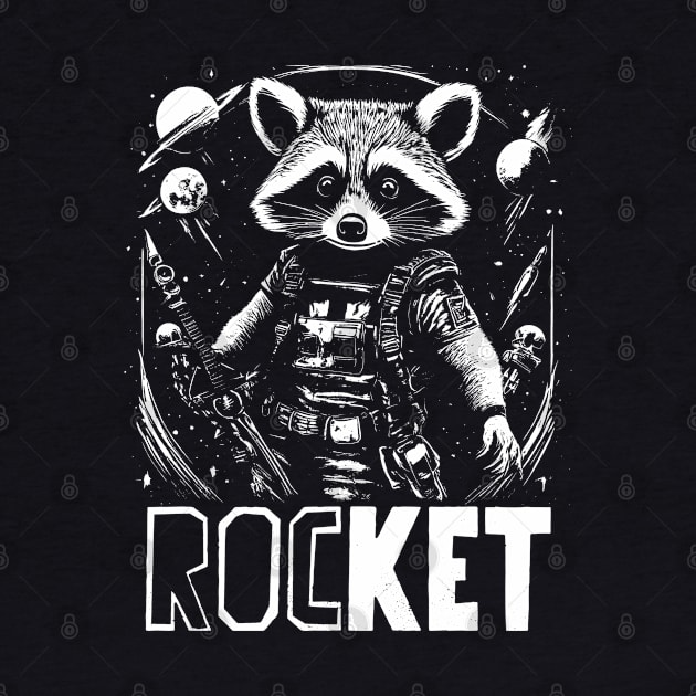 Rockett Racoon by nezirfon